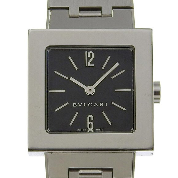 BVLGARI Accessories - BVLGARI Quadlard Watches SQ22Stainless Steel Silver Stainless Steel
